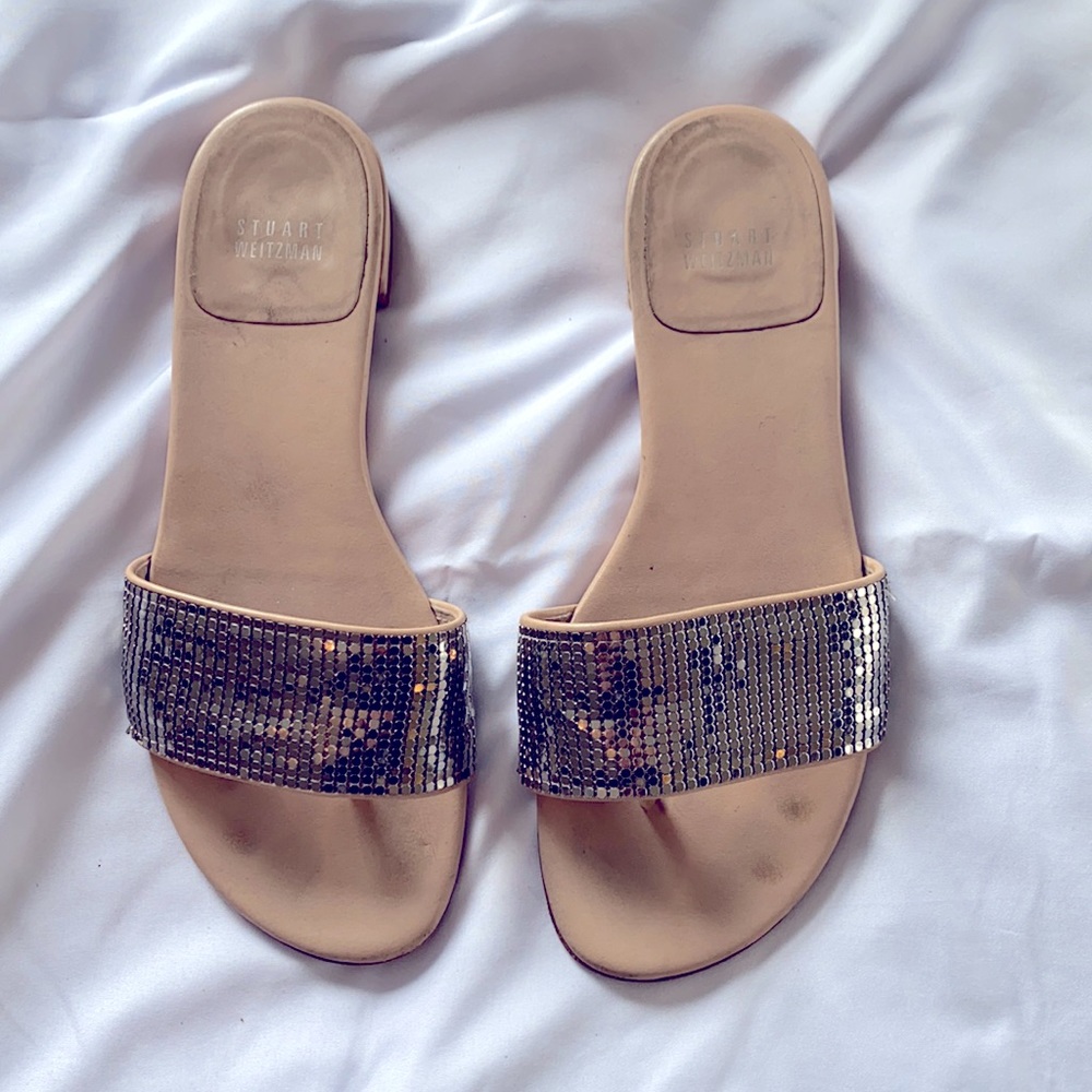 Stuart Weitzman sparkly sandal